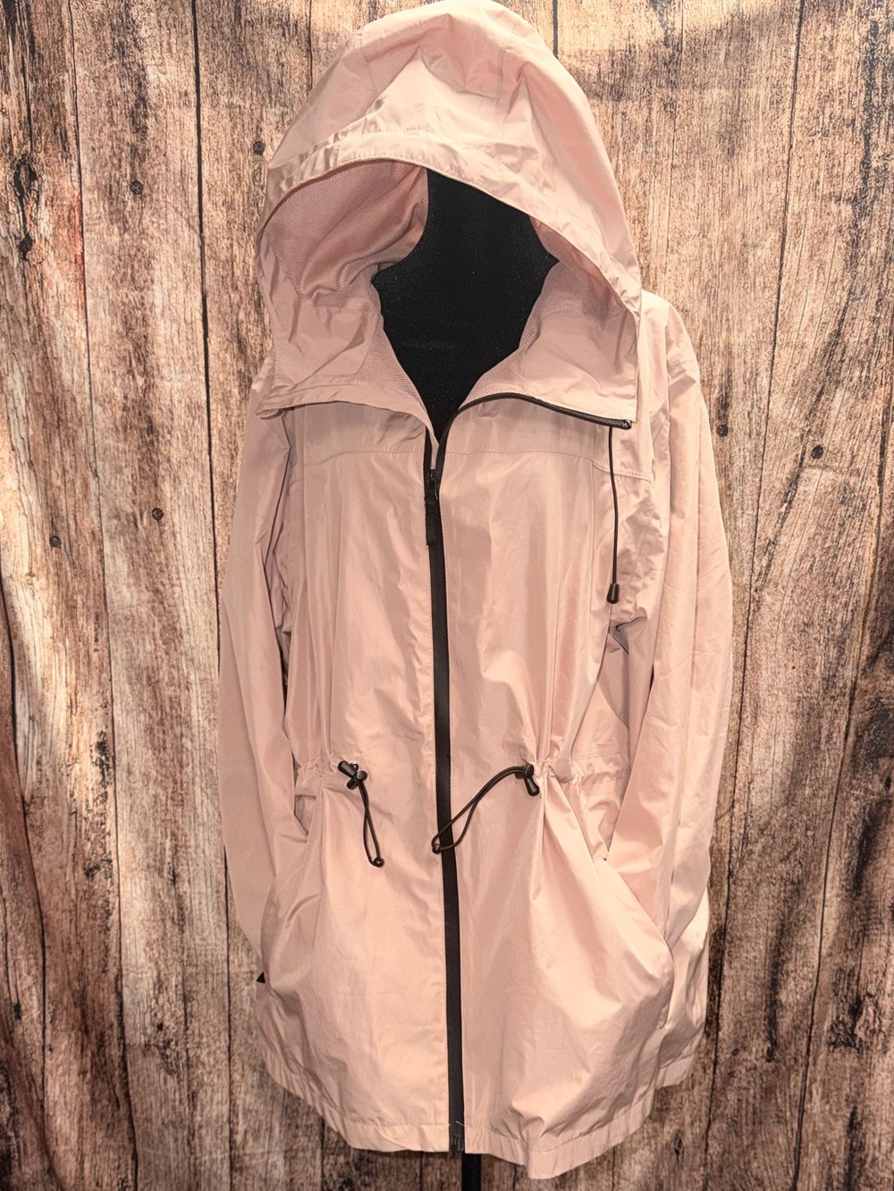 Dusty Pink Women's Hooded light windbreaker Jacket